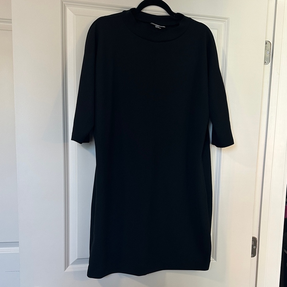 Prologue Elegant Black Short Sleeve Dress